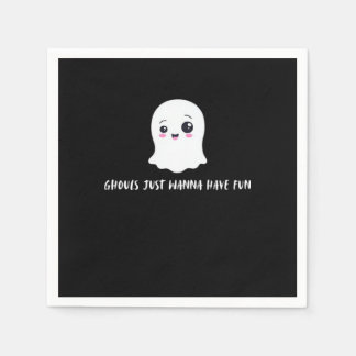 Ghouls Just Wanna Have Fun Boo-tiful Autumn Napkin