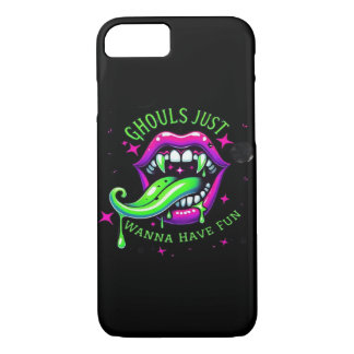 Ghouls Just Wanna Have Fun Boo-tiful Design iPhone 8/7 Case