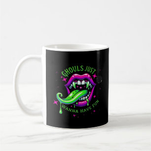 Ghouls Just Wanna Have Fun Boo-tiful Design Coffee Mug