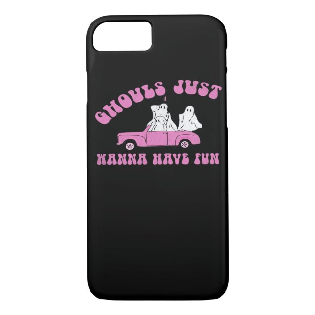 Ghouls Just Wanna Have Fun Chills Halloween & Autu Case-Mate iPhone Case (Back)