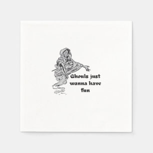 Ghouls Just Wanna Have Fun Classic Napkin