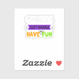 Ghouls Just Wanna Have Fun Funny Autumn