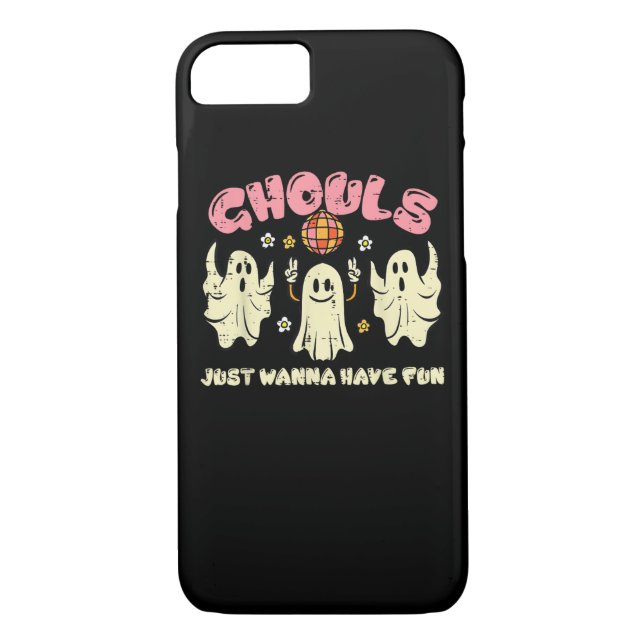 Ghouls Just Wanna Have Fun Funny Halloween Costume Case-Mate iPhone Case (Back)