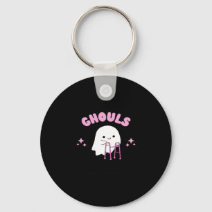 Ghouls Just Wanna Have Fun Funny & Sloth Key Ring