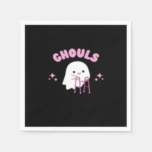 Ghouls Just Wanna Have Fun Funny & Sloth Napkin