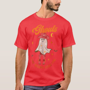 Ghouls Just Wanna Have Fun, Ghost Cowgirl Western T-Shirt