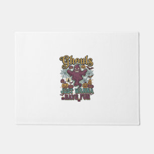 Ghouls Just Wanna Have Fun Ghost Pumpkins Witch Mo Doormat