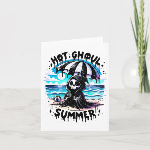 Ghouls Just Wanna Have Fun Ghost Summer Vacation B Card