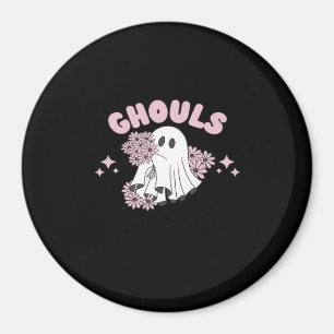 Ghouls Just Wanna Have Fun Halloween Art Basic Sty Magnet