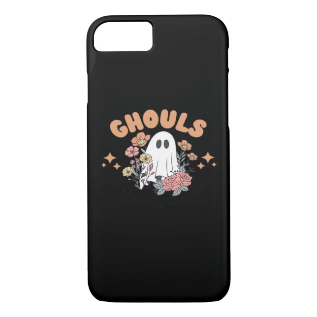 Ghouls Just Wanna Have Fun Halloween Art Sloth Des Case-Mate iPhone Case (Back)