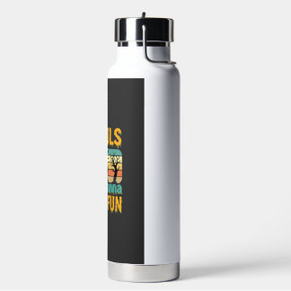 Ghouls Just Wanna Have Fun Halloween Design_1 Water Bottle