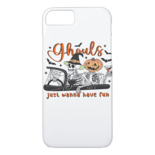 Ghouls Just Wanna Have Fun – Halloween Skeletons D iPhone 8/7 Case