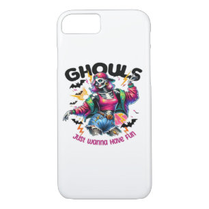 Ghouls Just Wanna Have Fun Halloween Vibes iPhone 8/7 Case