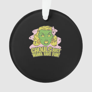 Ghouls Just Wanna Have Fun Lazy Sloth Ornament