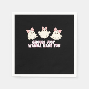 Ghouls Just Wanna Have Fun Oversized Napkin