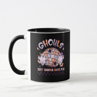 Ghouls Just Wanna Have Fun Retro Halloween Costume Mug