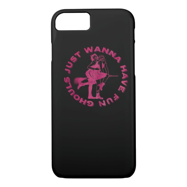 Ghouls Just Wanna Have Fun – Retro Spooky Design Case-Mate iPhone Case (Back)