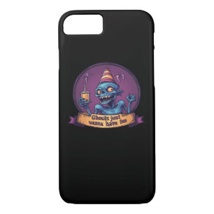 Ghouls Just Wanna Have Fun Sloth & Funny iPhone 8/7 Case