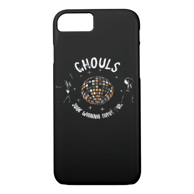 Ghouls Just Wanna Have Fun Sloth & Halloween Case-Mate iPhone Case (Back)