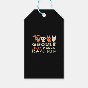 Ghouls Just Wanna Have Fun Sloth Halloween Gift Tags