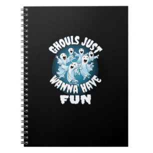 Ghouls Just Wanna Have Fun Sloth Halloween Notebook