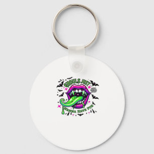 Ghouls Just Wanna Have Fun Sloth Vibe Key Ring