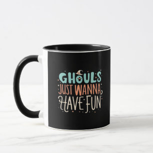 Ghouls Just Wanna Have Fun Sloth Vibes Mug