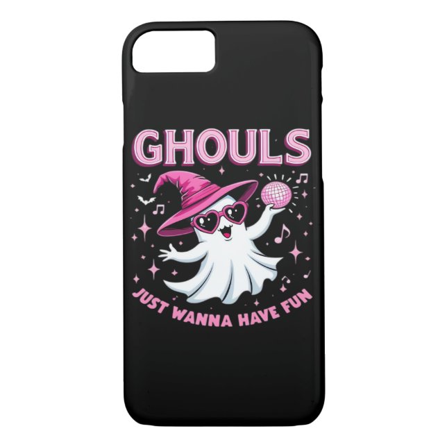 Ghouls Just Wanna Have Fun Spooky Halloween –  Wit Case-Mate iPhone Case (Back)