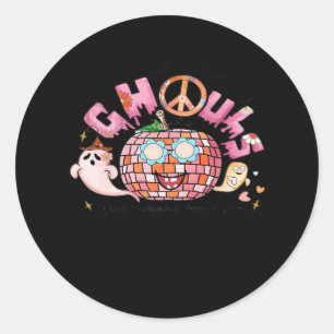 Ghouls Just Wanna Have Fun Sublimation Classic Round Sticker