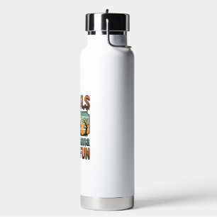 Ghouls Just Wanna Have Fun Vintage Halloween Water Bottle