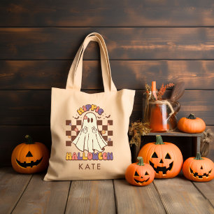 Ghouls just want to have fun Groovy Halloween Tote Bag
