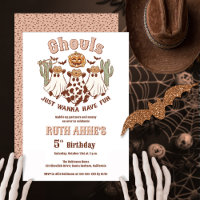 Ghouls Wanna Have Fun Halloween Birthday Party