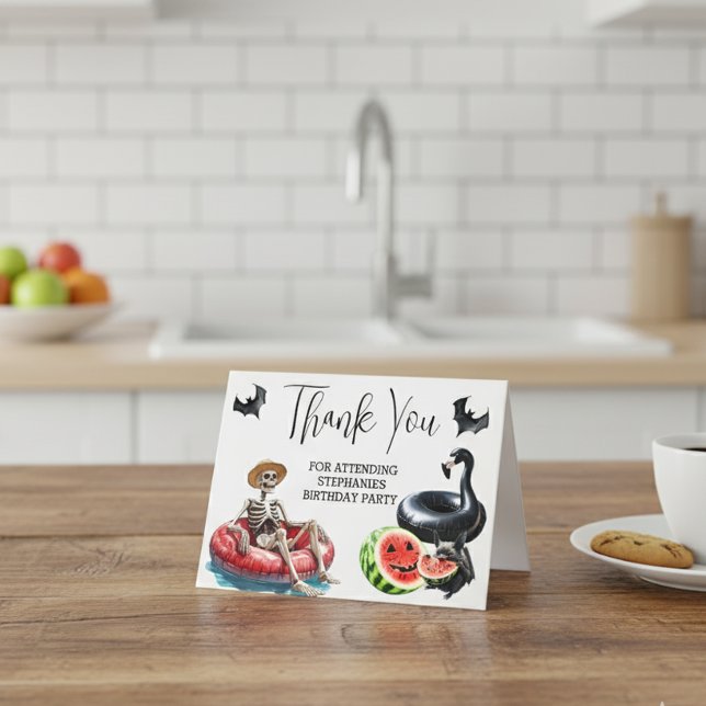 Ghouls Wanna Have Sun Summerween  Thank You Card (Creator Uploaded)