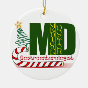GI MD CHRISTMAS ORNAMENT GASTROENTEROLOGIST DOCTOR