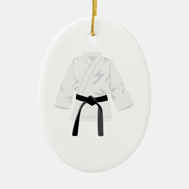 Gi Uniform Ceramic Tree Decoration (Front)