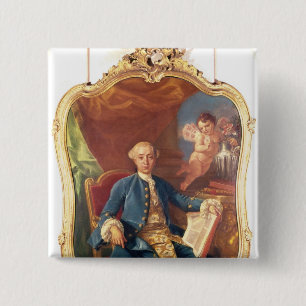 Giacomo Casanova 15 Cm Square Badge