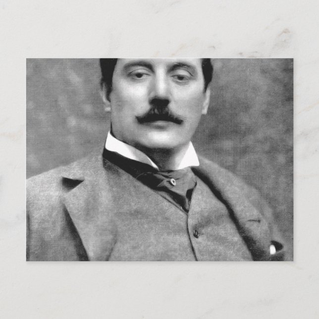 Giacomo Puccini Postcard (Front)