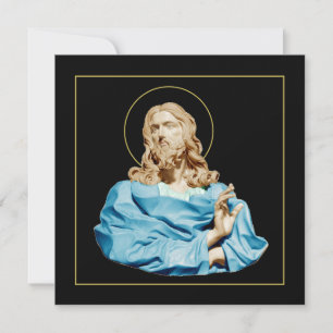Gian Lorenzo Bernini Bust of Christ 1679 Holiday Card