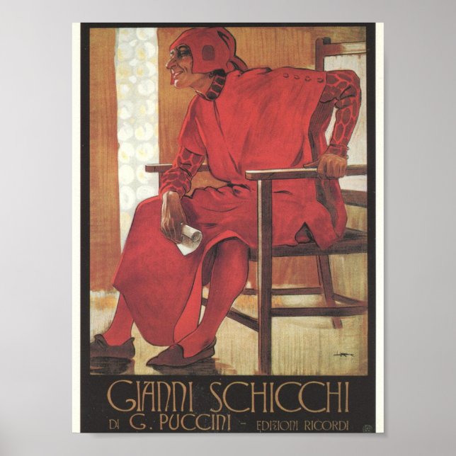 Gianni Schicchi Poster (Puccini) (Front)