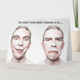 Giant 50th Birthday Card for Husband (G Version)