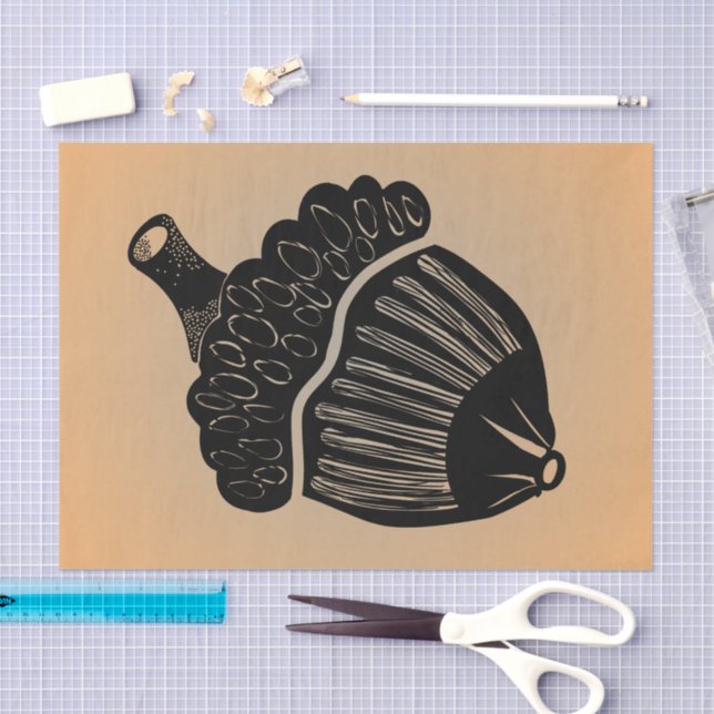 Giant Acorn  Tissue Paper (Craft)