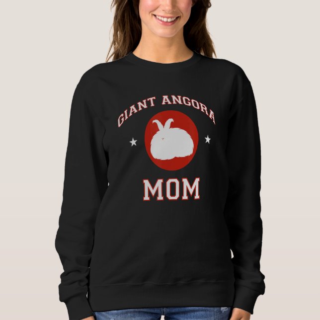 Giant Angora Rabbit Mum Sweatshirt (Front)