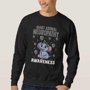 Giant Axonal Neuropathy Awareness Brain Disease Re Sweatshirt