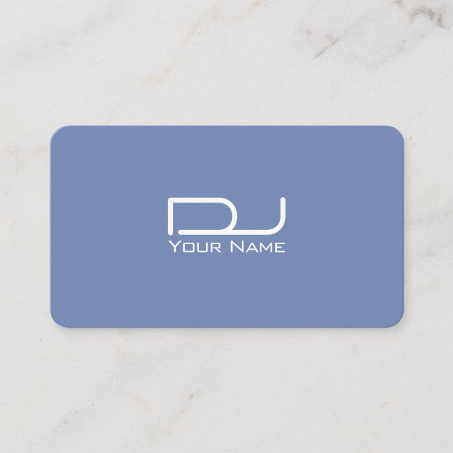 Giant bold logo modern futuristic business card (Front)