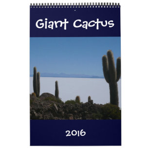 giant cacti 2016 calendar