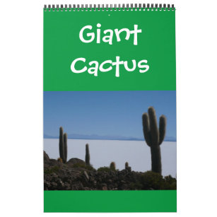 giant cacti calendar