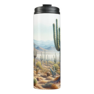 Giant Cacti of Saguaro National Park Thermal Tumbler
