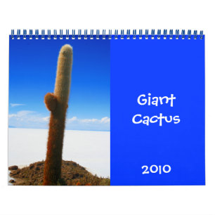 giant cactus 2010 calendar