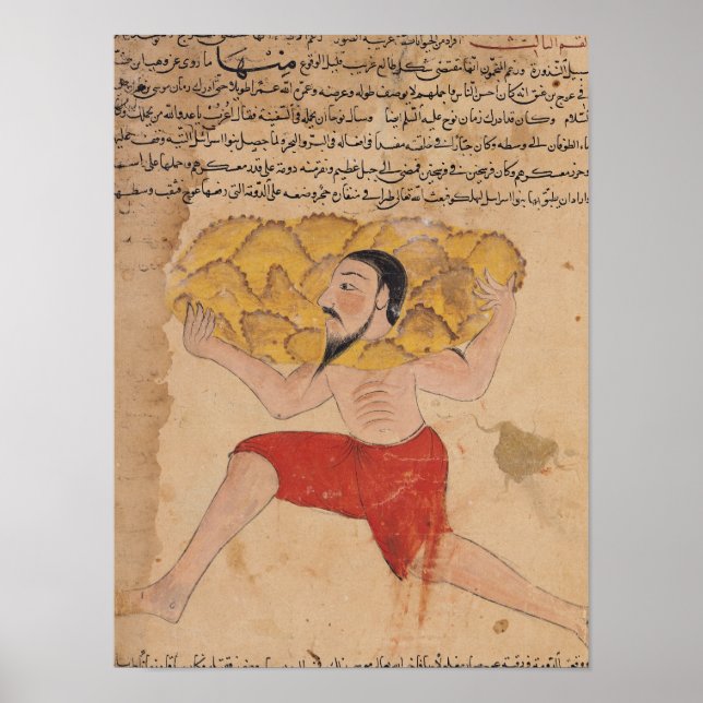 Giant Carrying Mountains Poster (Front)