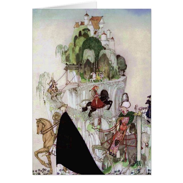 Giant Castle on a Hill Fine Art by Nielsen Card (Front)